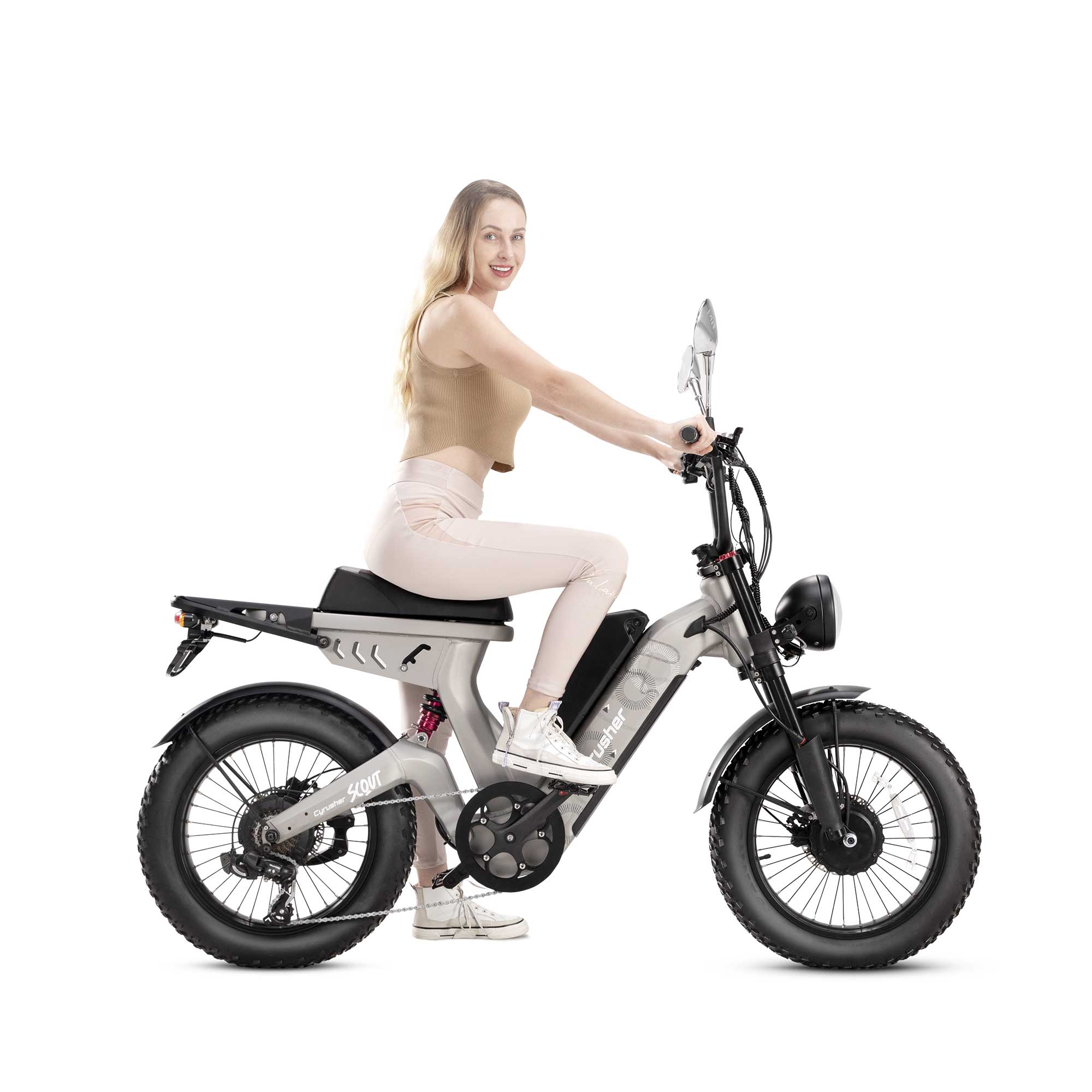 Cyrusher Scout Pro: Dual Motor Dual Battery Dual Suspension Ebike