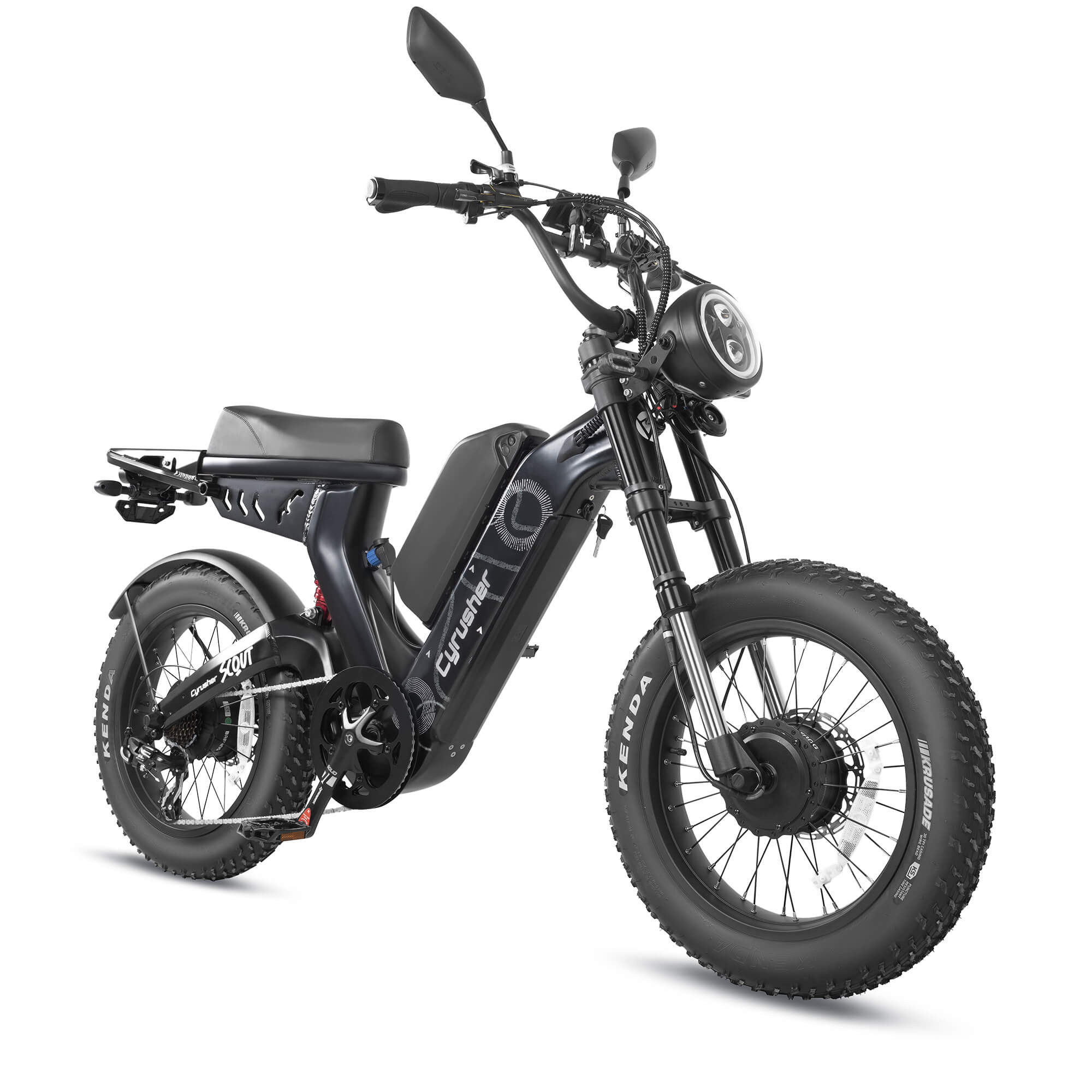 Cyrusher Scout Pro: Dual Motor Dual Battery Dual Suspension Ebike